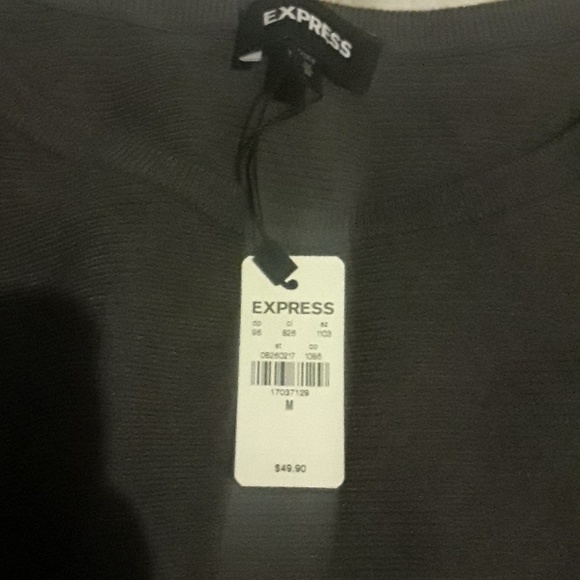 Express women's grey sweater - Picture 2 of 2
